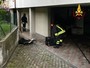 FOTO. Serata di fuoco a Tradate: box in fiamme