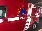 Auto giù da una scarpata in località Quarzina a Ormea Auto giù da una scarpata in località Quarzina a Ormea