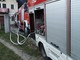 Vigili del fuoco e Aib al lavoro per spegnere l’incendio di Bibiana Vigili del fuoco e Aib al lavoro per spegnere l’incendio di Bibiana