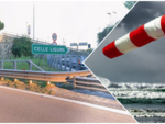 Il vento domina sulla Liguria, temporaneamente chiuso lo svincolo autostradale di Celle