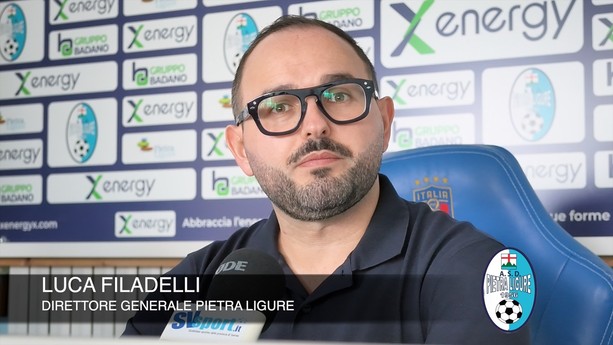 Calcio | Pietra Ligure. Filadelli rilancia: "Il calcio dà sempre una nuova opportunità. La sconfitta col Savona va accettata e capita" (VIDEO)