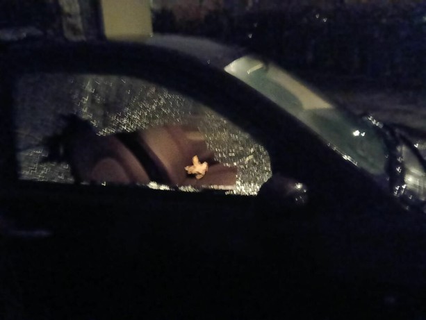 Violenza e degrado davanti all'ex Cacao: distrutta la macchina di un dipendente di Villa Glicini