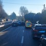 FOTO. Incidente tra quattro auto sulla superstrada 629 a Travedona Monate: traffico in tilt