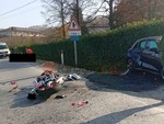 Incidente a Castiglione Falletto: auto contro moto sulla strada provinciale 3