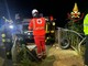 Auto si ribalta sul ponte sull'Olona: ragazzo di 23 anni finisce all'ospedale
