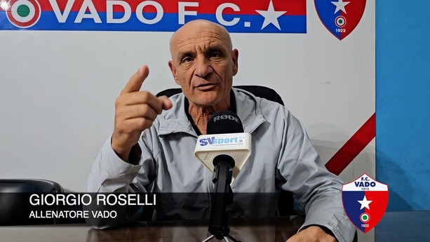 Calcio, Vado. Roselli show in sala stampa: &quot;Serve rispetto quando si parla, giocare bene non significa giocare giusto!&quot; (VIDEO)