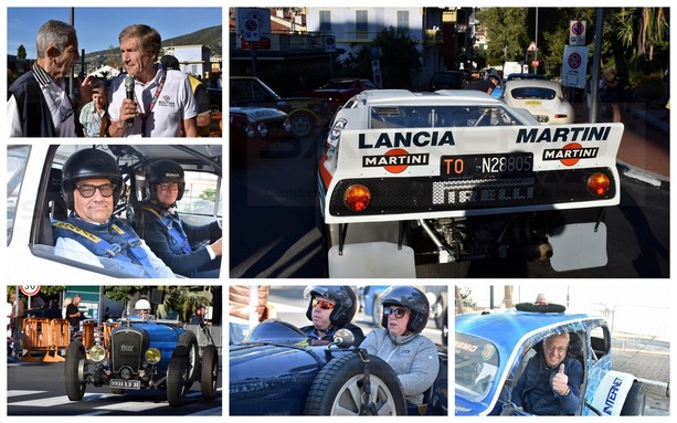 Ospedaletti: le auto d'epoca, le mitiche dei rally mondiali e le Ferrari esaltano la 3a rievocazione storica, il clou nel pomeriggio (Foto e Video)