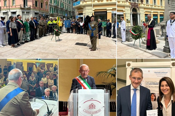 Mager: “La Repubblica vive nelle nostre comunità e nei gesti quotidiani”. Sanremo celebra l’80° anniversario (Foto e video)