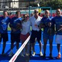 Sanremo Padel Finals, mattinata nel segno del calcio: Albertini e Amoruso vincono l’esibizione contro Di Canio e Marcolin (Foto)