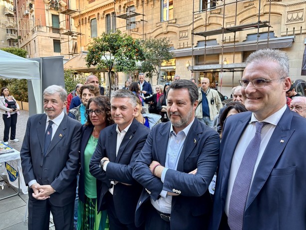 Elezioni comunali, Salvini lancia la volata a Piciocchi nel segno della continuità: “Squadra che vince non si cambia”