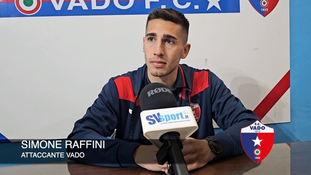 Calcio | Vado. Il gol di Raffini avvicina la Serie C: "Un premio per tutti. Meno gol nel girone di ritorno? E' dipeso dal minutaggio" (VIDEO)