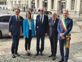 La presidente del parlamento europeo Metsola a Torino: &quot;Da aerospazio ad automotive, qui terra di eccellenza&quot;