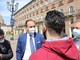 Cirio porta la solidarietà agli ex Embraco in tenda: “Il 15 incontro con Giorgetti, ce la mettiamo tutta” (VIDEO)