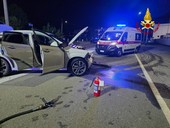 Frontale a Lonate Pozzolo: due in ospedale. Motociclista ferito all'alba a Mornago
