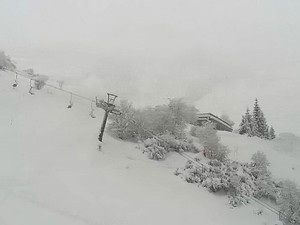 Pioggia e neve su Ponente ligure e basso Piemonte: 36 ore di precipitazioni, 40 cm a Monesi e 50 a Limone