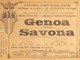 Savona-Genoa di 111 anni fa: all'asta il biglietto della partita del 1914 nel campo di via Frugoni