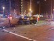Terribile schianto all'alba in piazza Derna: due feriti, viabilità del tram bloccata