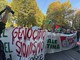 Manifestazione Pro Pal: subito tensioni e scontri con le forze dell'ordine Manifestazione Pro Pal: subito tensioni e scontri con le forze dell'ordine