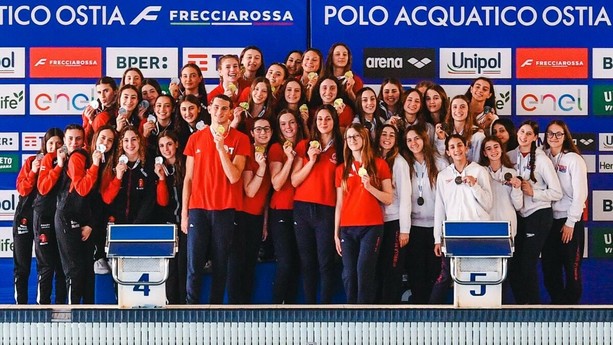 Nuoto Artistico | Dominio Rari Nantes Savona, lo scudetto Juniores è biancorosso