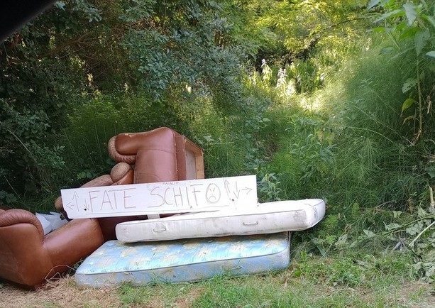 Vallarone trasformata in discarica illegale: scattano sanzioni severe