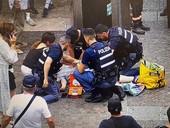 Grave e improvviso malore per una donna di 80 anni in piazza San Giuseppe, salvata per miracolo da un poliziotto Grave e improvviso malore per una donna di 80 anni in piazza San Giuseppe, salvata per miracolo da un poliziotto