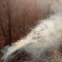 Vasto incendio boschivo a Gottasecca: operazioni complicate dal forte vento Vasto incendio boschivo a Gottasecca: operazioni complicate dal forte vento