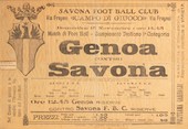 Savona-Genoa di 111 anni fa: all'asta il biglietto della partita del 1914 nel campo di via Frugoni
