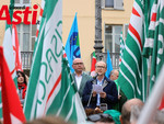 Primo maggio ad Asti: l'allarme dei sindacati su sicurezza e nuovo precariato [VIDEO e FOTO]