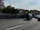 Paura a Castellanza: un'auto si ribalta vicino allo svincolo dell'A8