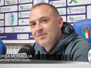Calcio | Moraglia esulta a fil di sirena: "Bravi ad avere pazienza contro il Golfo. Pietra Ligure o Lazio per il primo posto? Scommetto su di noi" (VIDEO) Calcio | Moraglia esulta a fil di sirena: "Bravi ad avere pazienza contro il Golfo. Pietra Ligure o Lazio per il primo posto? Scommetto su di noi" (VIDEO)