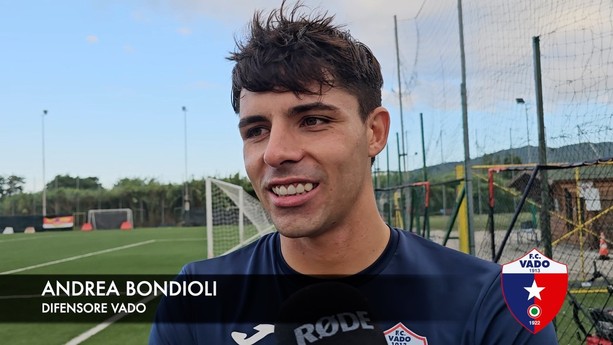 Calcio, Vado. Finalmente Bondioli: &quot;Ora sto bene. Gli obiettivi li scopriremo, l'importante è avere compagni forti e disponibili&quot; (VIDEO)