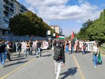 Flotilla fermata da Israele, i Pro Pal bloccano la tangenziale sud. E le bici arrivano a Caselle