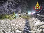 FOTO. Neve, allagamenti, piante cadute, frane: una notte di superlavoro per i vigili del fuoco per il maltempo FOTO. Neve, allagamenti, piante cadute, frane: una notte di superlavoro per i vigili del fuoco per il maltempo