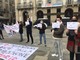 Flash mob in piazza Castello per difendere l'attività sportiva: "Riaprite le palestre e dateci i ristori" [FOTO]