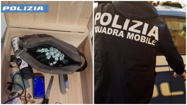 Savona, 19enne trovato con 24 dosi di cocaina: denunciato dalla Squadra Mobile