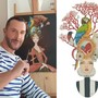 “Quand la peinture rencontre la haute couture”: Ludovic Aimé protagonista a Saint-Jean-Cap-Ferrat
