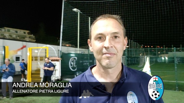 Calcio. Pollice alto per mister Moraglia: &quot;Bello ritrovare la Sanremese, ho visto un Pietra con lo spirito giusto&quot; (VIDEO)