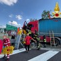 Incidente sulla A21: mezzo pesante si schianta contro l’ingresso dell’autogrill Crocetta sud
