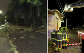 Il maltempo colpisce il Varesotto: blackout, allagamenti, alberi sradicati