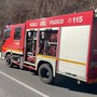 Garessio, incendio di sterpaglie a Trappa: domato Vigili del Fuoco prima che raggiungesse il bosco