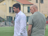 Finale. Ecco mister Alessi: prima presa di contatto con il &quot;Felice Borel&quot; per il neo tecnico giallorossoblu (FOTO)