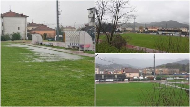 Cairese–Imperia a rischio rinvio: il maltempo mette in dubbio il match salvezza al “Cesare Brin”