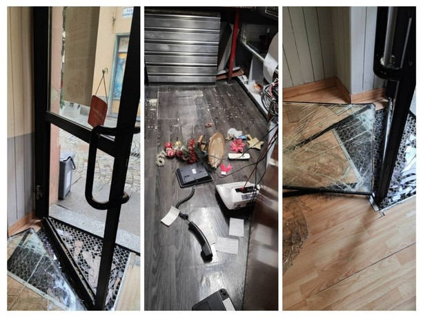 Spaccata all'ex 'Cavallino alato" di via Sella Spaccata all'ex 'Cavallino alato" di via Sella