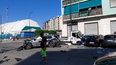 Carro attrezzi si scontra con un'auto: brutto incidente a Torino sud