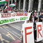 &quot;Trump e Netanyahu Nobel per il genocidio&quot;: partita la manifestazione da Porta Nuova [FOTO]