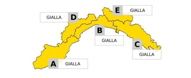 Torna il maltempo nel savonese: nuova allerta gialla per temporali