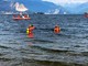 Venticinque persone in pericolo sul lago Maggiore davanti a Lisanza Venticinque persone in pericolo sul lago Maggiore davanti a Lisanza