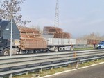Asti, disagi in tangenziale per un camion che ha perso il carico [ARTICOLO IN AGGIORNAMENTO]