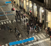 I Pro Pal devastano &quot;Portici di Carta&quot;, Ascom: &quot;Baristi barricati. No alla violenza&quot;