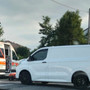 Viabilità paralizzata in corso Casale per un incidente tra moto e furgone Viabilità paralizzata in corso Casale per un incidente tra moto e furgone
